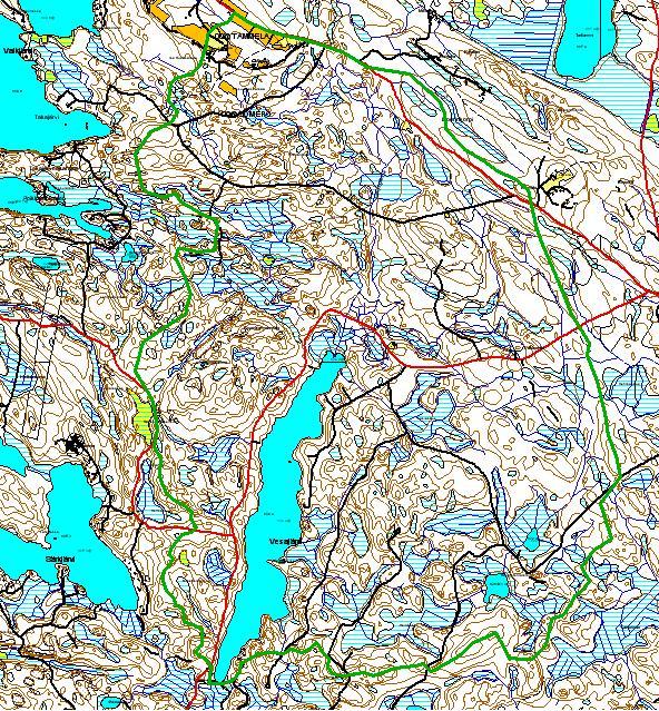 5 VALUMA-ALUE Vesajärvi on latvajärviä, joten sen lähivaluma-alue on järven koko valuma-alue. Vesajärven valuma-alue on noin 902 hehtaaria. Järven osuus siitä on noin 5 %, 46,6 hehtaaria.