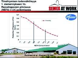 SEMEX AT WORK Stanton Bros, Ontario, Canada Semexin ja Holstein klubin yhteisen Kanadanmatkan opintopäivä Stanton Bros n tilalla oli mielenkiintoinen katsaus niin alan uusimpiin tutkimuksiin kuin