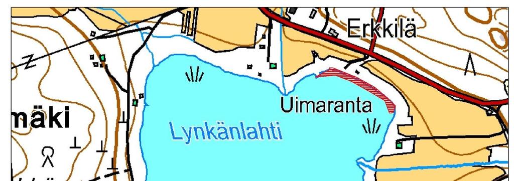 SANIJÄRVEN NIITTOKOHTEET Uimarannan alue Sanijärven Lynkänlahdessa pidetään avoimena.