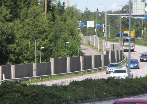 Liikennemäärien kasvaessa tilanne heikkenee nykyisestä olemassa olevista meluntorjuntarakenteista huolimatta. 2.5.