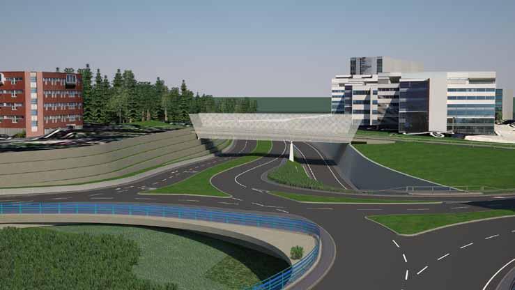 Otasolmun ympäristössä rakennetaan terassoituja tukimuureja