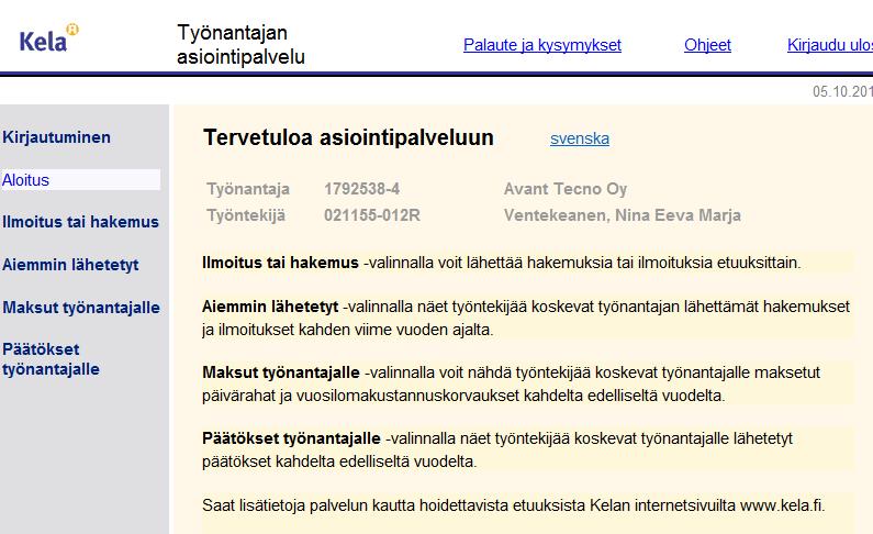 Toiminnot Lähetä tietoja Katso jokin