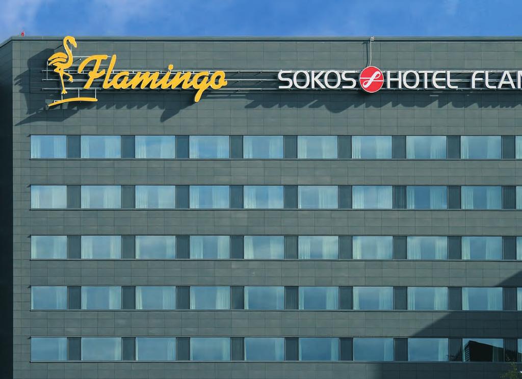 000 123 Kohde: Sokos Hotel Flamingo, Vantaa Julkisivulaattojen kokoja Kaakelikeskuksen laattavalikoimasta