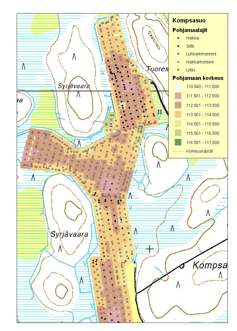 Kompsasuo Ehdotetut jälkikäyttömuodot: kapea pohjoinen osa voidaan metsittää (Kuvat 36 ja 37), keskiosaan voidaan perustaa laaja