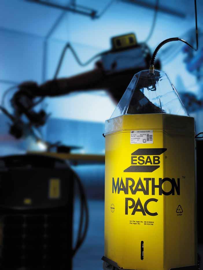 ESAB Marathon Pac Kustannustehokkuutta MIG/MAG-hitsaukseen.