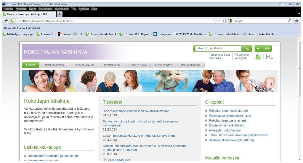 Rokottajan käsikirja www.thl.
