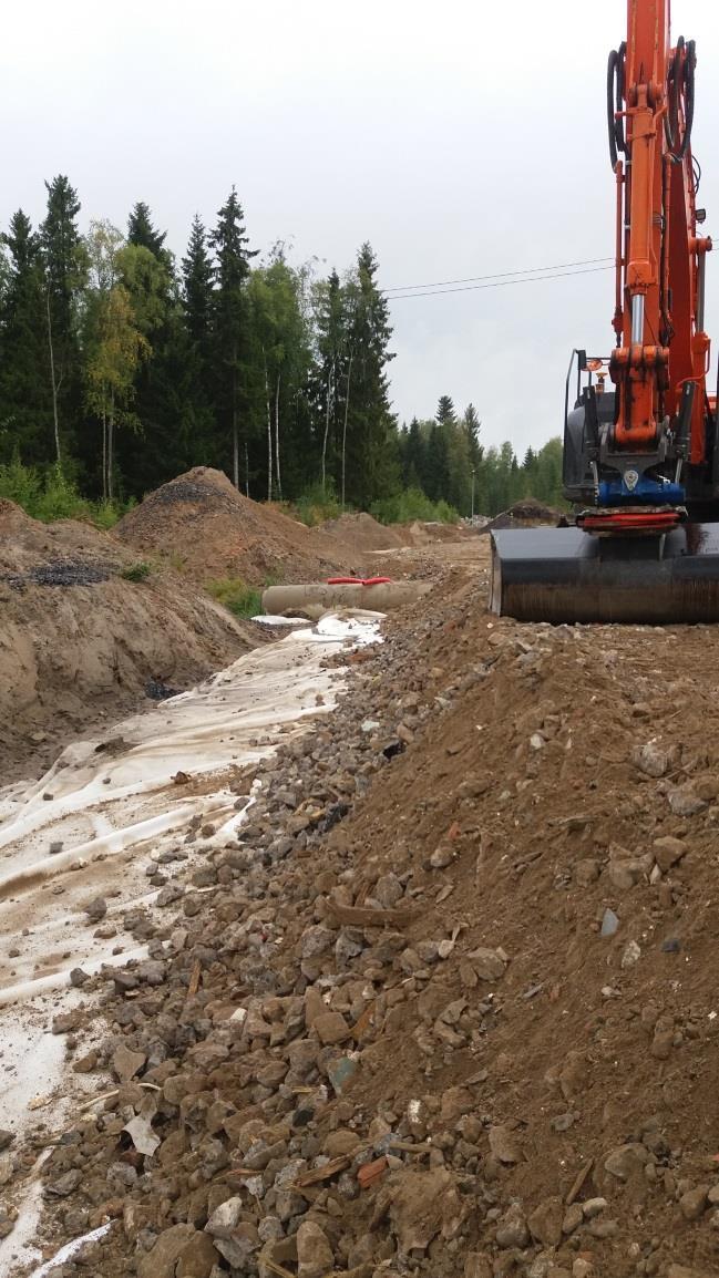 Resurssiviisas infrastruktuuri koerakentamiskohde 2017: Kipsitie Ruskossa Uusi teollisuuskatu Ruskossa (0,4 km) Kolme erilaista luonnonkiviaineksen, purkubetonin ja rakeistetun tuhkan