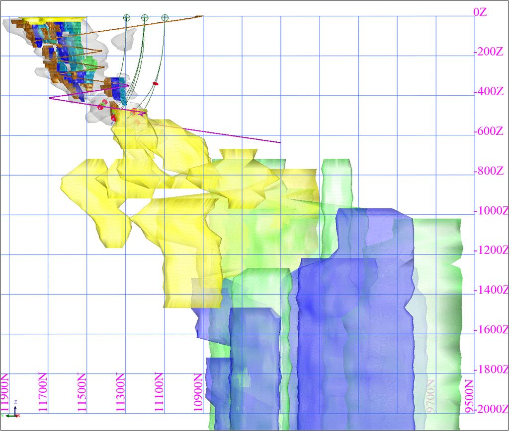 Sotkamon kaivoksen kasvupotentiaali Open Pit Mine Decline Planned Decline Drill Intersections R-110: 27.25 m, Ag 92 g/t R-106: 23.40 m, Ag 148 g/t Total Mineral Resource (JORC) 13 Mill.