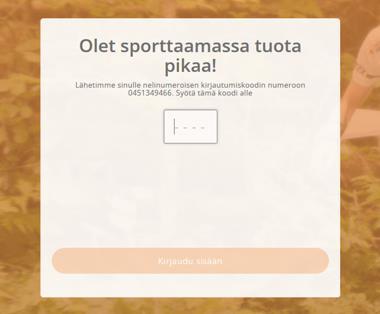 3. Syötä koodi ja täytä pyydetyt tiedot Saat