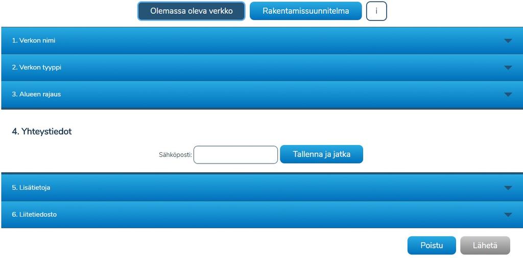 Karttaikkunan vasemmassa laidassa on piirtotoiminnot, joiden käyttäminen kuvataan tarkemmin luvussa 3. 4.