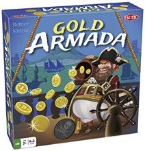 Tactic Gold Armada -perhepeli Heitä noppaa ja yritä