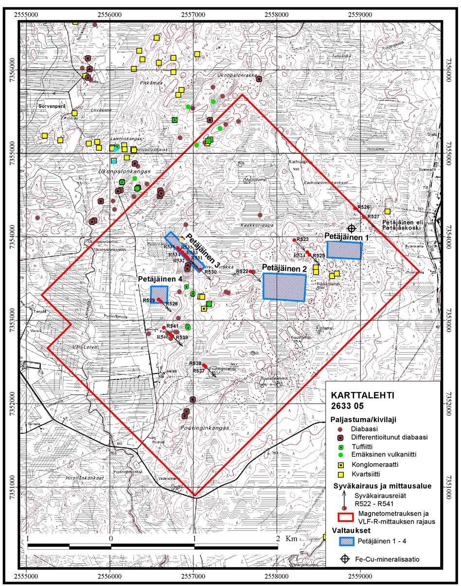 2 M 06/2633/01/1/10 Base map by National Land Survey. Licence number 13/MYY/2001 Kuva 1.