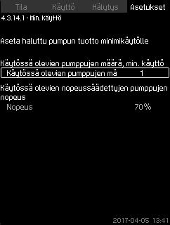 Suomi (FI) 7.7.38 Min. käyttö (4.3.14.1) 7.7.39 Maks. käyttö (4.3.14.2) Kuva 84 Min. käyttö Kuva 85 Maks.