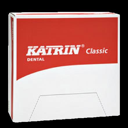 Katrin Classic Dental hammaslääkäriliina 39 x 39 cm 1-kertainen kreppi Vihreä Pahvipakkaus toimii myös kätevänä annostelijana Valmistaja Metsä Tissue Oyj