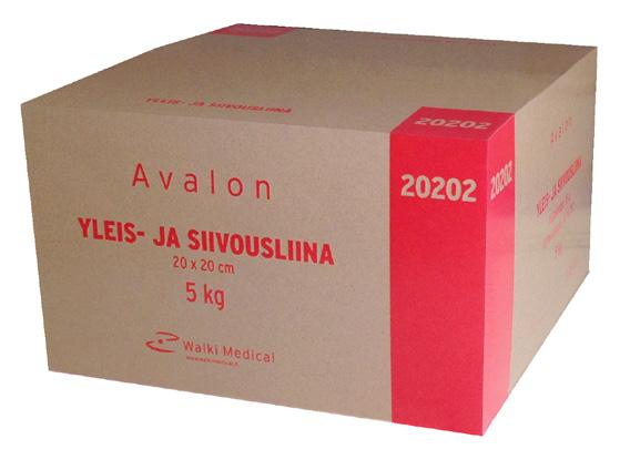 YLEIS- JA SIIVOUSLIINA Kuitukangas 45 g 50 % viskoosi, 50 % PET Erittäin imukykyinen Nukkaamaton Erittäin pehmeä Monikäyttöinen Ympäristöystävällinen Energiajäte Hyvin