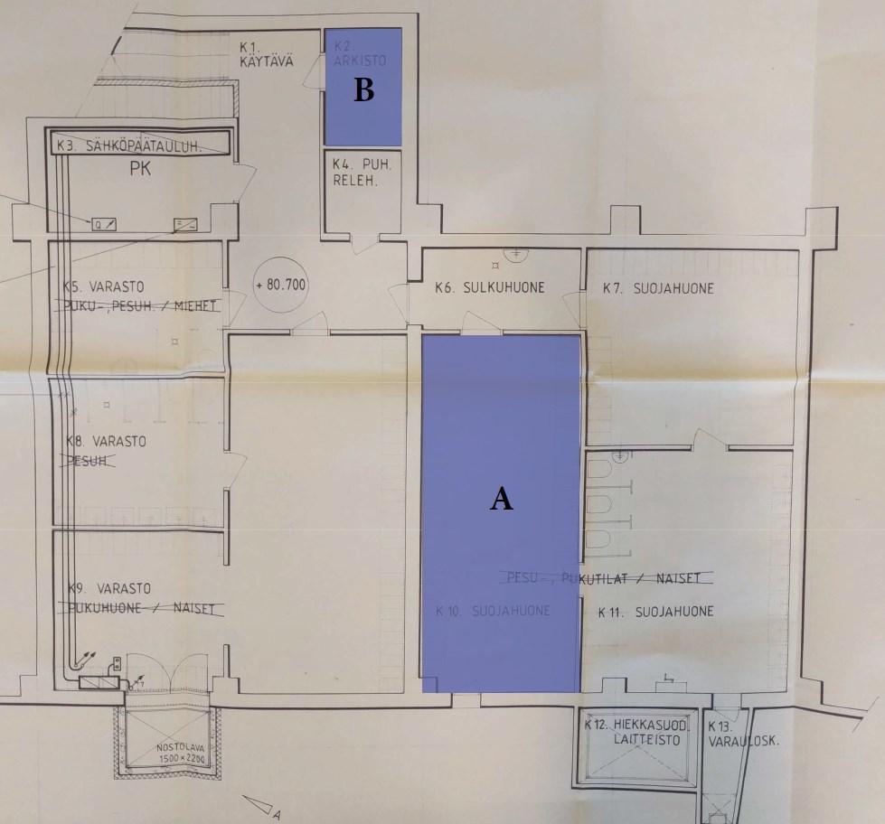 Taulukko 14 Huoneessa A käytetyt tasoitteet ja dispersiot. Asennuspäivä Materiaali Valmistaja Tuote Paksuus 14.6. matala-alkalinen pikalattiamassa Weber Vetonit 6000 10-20 mm 16.6. tartuntapohjuste Weber Vetonit MD 16-16.
