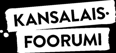 tuella. sekä Kansalaisfoorumin logo.