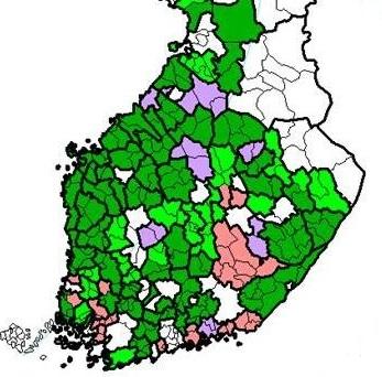 Yhteistoiminta-alueet Tilanne 20.8.