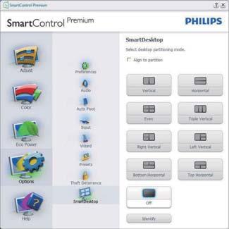 3. Kuvan optimointi Jos haluat käynnistää SmartControl Premiumin uudelleen, valitse SmartControl Premium Program menu (Ohjelmavalikosta), kaksoisnapsauttamalla työpöydän PC-kuvaketta tai