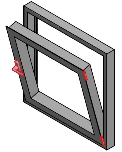 3.2 HELAT JA SARANAT HARDWARE AND HINGES Saranoiden kätisyys (RH tai LH -> kts. 3.