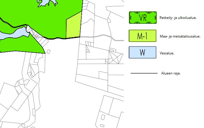 ulkoilu- ja muulle virkistyskäytölle aiheudu kohtuutonta haittaa. Maa- ja metsätalousalueilla saa kaavamääräysten mukaan rakentaa maa- ja metsätaloutta varten tarvittavia rakennuksia ja teitä.