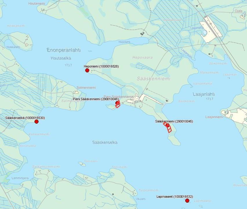 12 3.1.4 Maanomistus Antti Heikkinen ja Marjo Piirainen omistavat määräalan Naavan tilasta 80:3 (290-408-80-3). 3.1.5