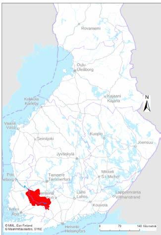 Loimijoki virtaa Forssan kaupungin lävitse kohti lounaisen Suomen viljelysalueita Jokioisten, Ypäjän, Loimaan ja Huittisten kuntien alueilla.