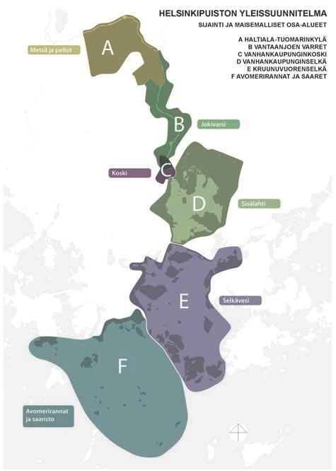 Helsinki Helsingissä on valmisteilla Helsinkipuiston yleissuunnittelma. Helsinkipuisto sijoittuu Helsingin laajoista sormimaisista viheraluekokonaisuuksista keskimmäiseen.