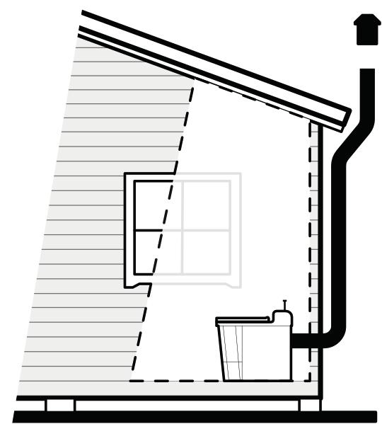 onnection pipe (horizontal) max 500 mm, install with 2 inclination backwards from the toilet.