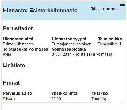 Yhteenveto välilehdellä näytetään yhteenveto hakemuksesta ja liitteistä. Varmista että yhteenveto näyttää esimerkin mukaiselta ja lähetä hakemus kunnalle vasta kun kaikki tiedot on täytetty.