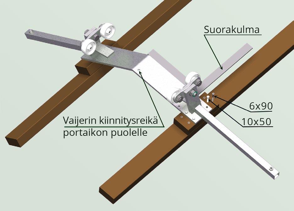 8 VeneRoller - Asennusohje Kelkan kokoaminen ja asennus Ennen kelkan kokoamisen aloittamista katso sivut 8-12, jotta mahdollinen kelkan korotuksen tarve ym. tulee huomioitua.