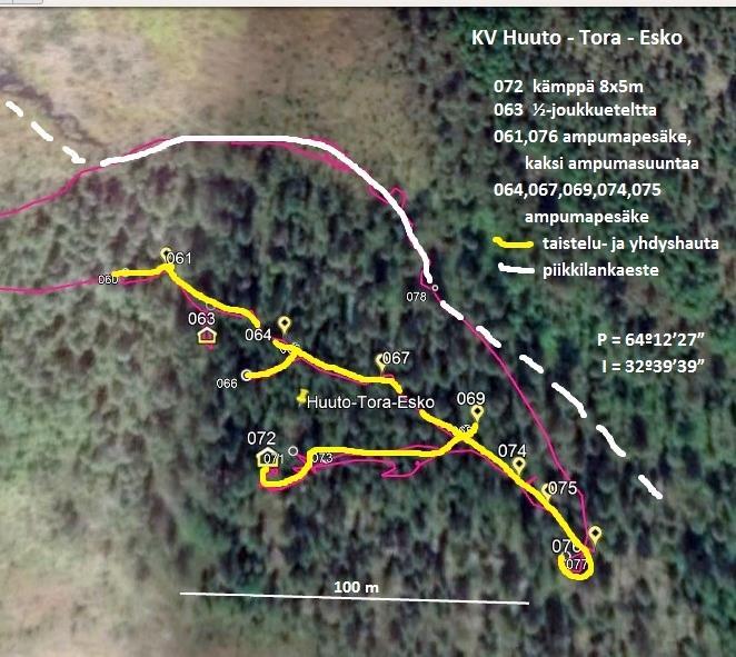 KV Huuto > Tora > Esko Esko oli yksi lohkon kolmesta kenttävartiosta ja sille kuului kolme aliupseerivartiota. 20.5.1943 3.