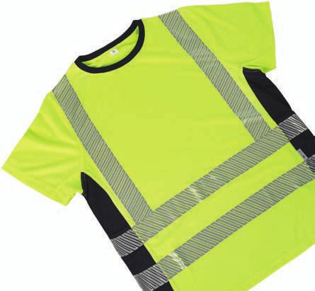 TROJA Varoitus T-paita Tuotenro 0160 Tulevaisuuden varoitus T-paita, jossa stretchiä heijastimessa parhaimpaan mukavuuteen.