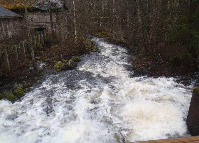 Joella sijaitsee kaksi vaellusestettä. Viralantien sillan alapuolella oleva kivilatomus sekä Myllynkylän kosken niskalla oleva pato.