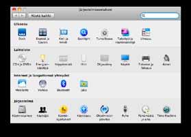 Mac OS X Safari 1. Avaa Omenavalikosta Järjestelmäasetukset (System Preferences). 6.1.1. Windows 2. Avaa Verkko (Network). 2. Avaa Verkko. 7.