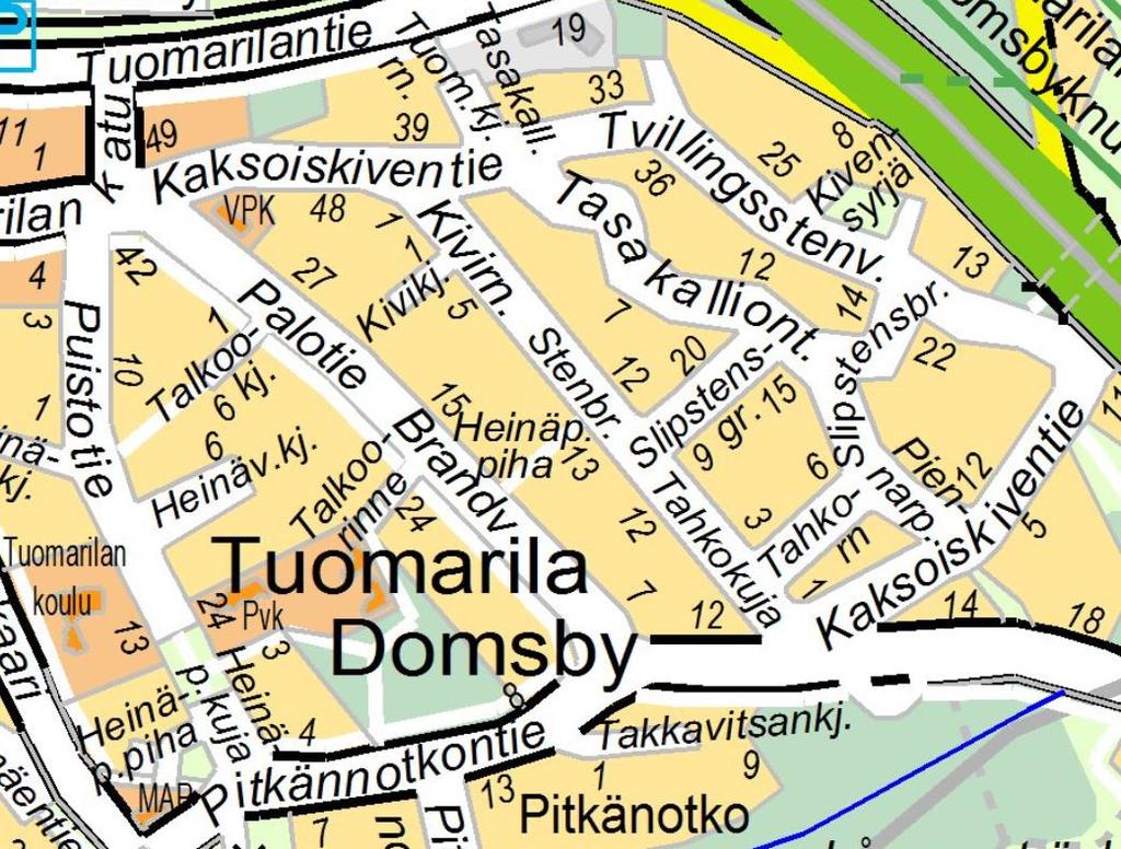 Espoon kaupunki Pöytäkirja 129 Tekninen lautakunta 17.12.2014 Sivu 20 / 34 1. SUUNNITELMAN SISÄLTÖ Pitkännotkontie, Palotie ovat olemassa olevan pientaloalueen kokoojakatuja.