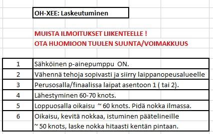 2.2.9 Korkeuden vähentäminen Vähennä tehoa jolloin korkeus pienenee.