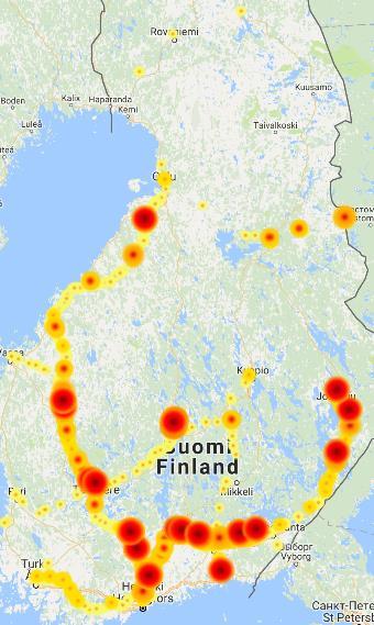 PANDAS I -laitteistolla paristot kuluivat yllättävän nopeasti loppuun, kun taas PANDAS II -laitteistolla ne kestävät pidempään ja keskeytymisiä tulee harvemmin.