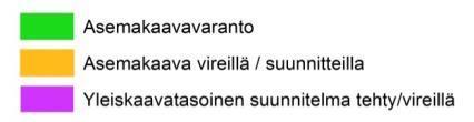 Tästä huolimatta osa jäljelle jäävästä varannosta ei ole toteutettavissa (esimerkiksi Hämeenlahti tai Jyskänlaakso), koska asemakaava on vanhentunut.