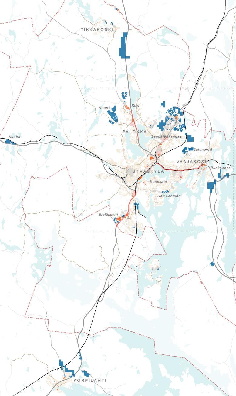 Varanto pääkäyttö - t arkoituksen mukaan Valmiiden asemakaavojen teollisuustonttivaranto on noin 120 hehtaaria, joista kaupungin omistuksessa on noin 80 hehtaaria.