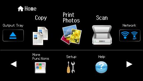 Tulostimen perustiedot Kun tulostimeen kytketään virta, ohjauspaneeli nousee automaattisesti.