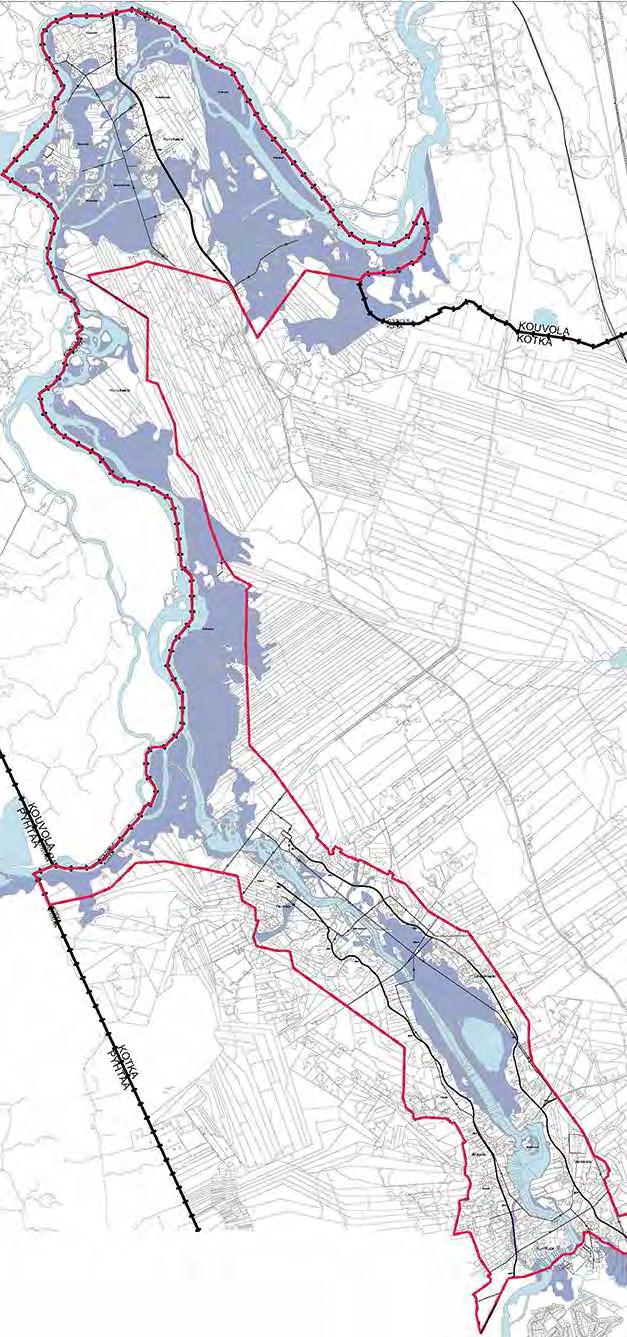 27 4.5 TULVAVAARA TULVAVAARA Kaava-alueella on merkittäviä tulvavaara-alueita. Kymijoella on vuosittaisia kevättulvia ja talviaikaisia hyytötulva-alueita.