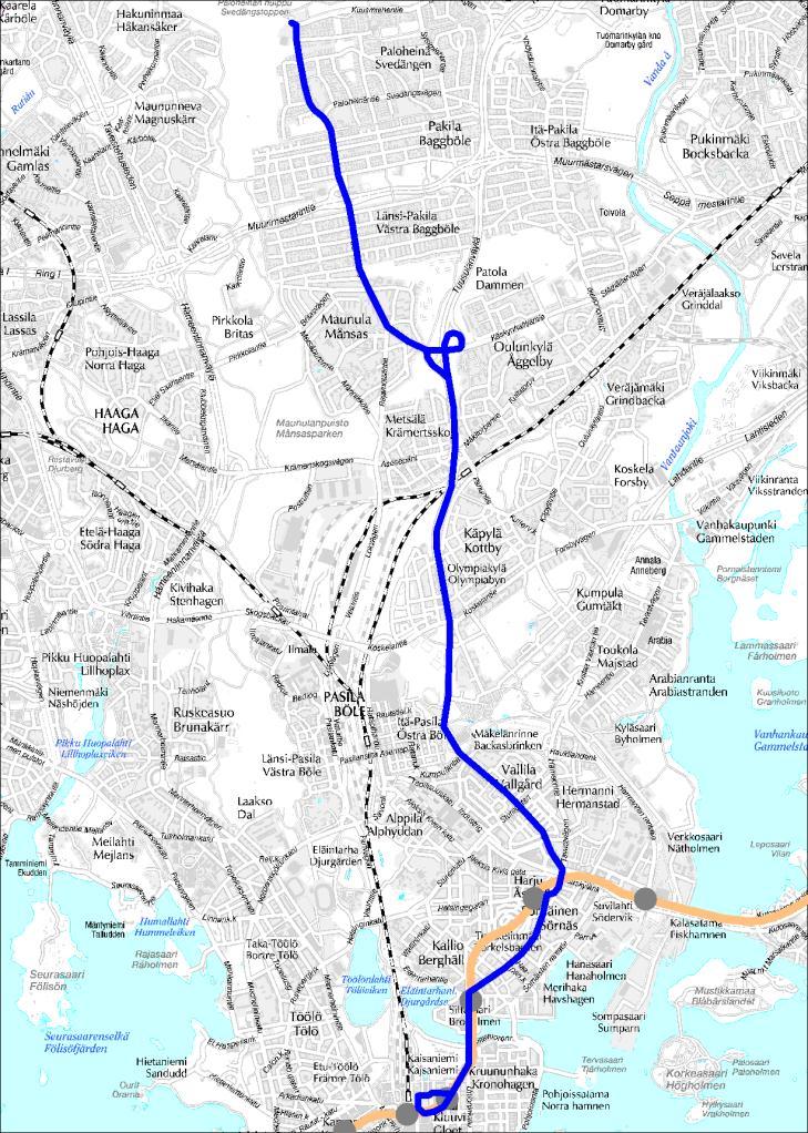 Linja 66 Rautatientori Paloheinä Länsi-Pakila Linja 66 Ruuhka Päivä/Ilta Hiljainen aika La, päivä Vuoroväli, min 10 15 20 20 20 Minimikierrosaika, min 84 81 68 81 68 Suoritelaskennan kierrosaika, min