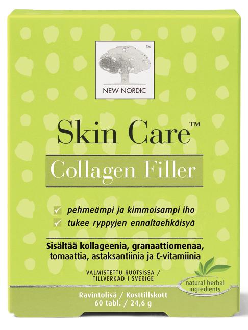 SKIN CARE COLLAGEN FILLER Pehmeämpi ja kimmoisampi iho.