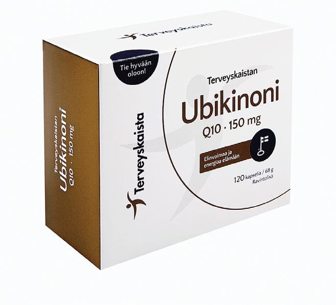 UBIKINONI Q10 150 MG Luontainen ubikinoni väsymykseen, uupumukseen ja stressiin!