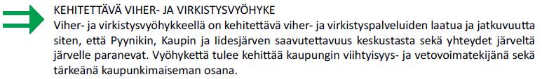 Kaava-aluetta koskevat eteläiset