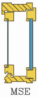 MSE-window: Double-glazed on the inside, plus an outer glass pane with a  TL -ventilation