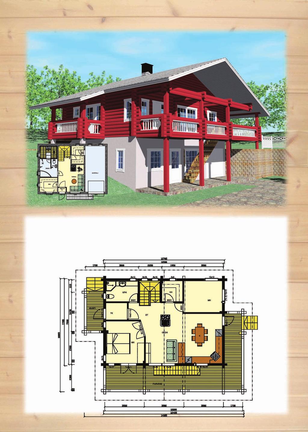 KirjoheinŠperhonen Chazara briseis Kokonaisala 200 m 2 Total area Kerrosala 1.