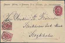 cover from WIASMA 19.MAI.1858 to Moscow. Signed Georg Bühler (front) and Emil Wettler (back).