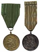 paloupseeriliiton am, molemmat soljilla / Helsinki voluntary firefighter medal with clasp